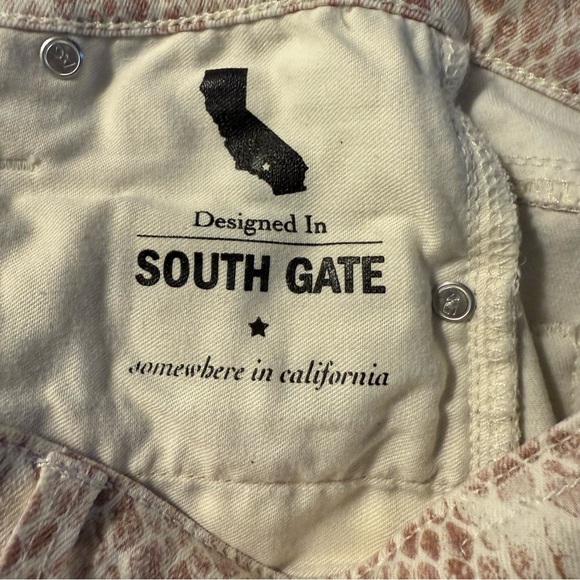 AG Adriano Goldschmied | The Farrah Skinny Ankle Jean in Snake Skin | Sz 27R - Picture 11 of 13